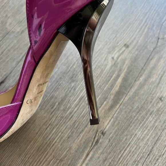 Jimmy Choo fuchsia patent leather pumps - Picture 6 of 7